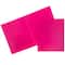 JAM Paper Heavy Duty Plastic 2-Pocket Folders, 6ct.